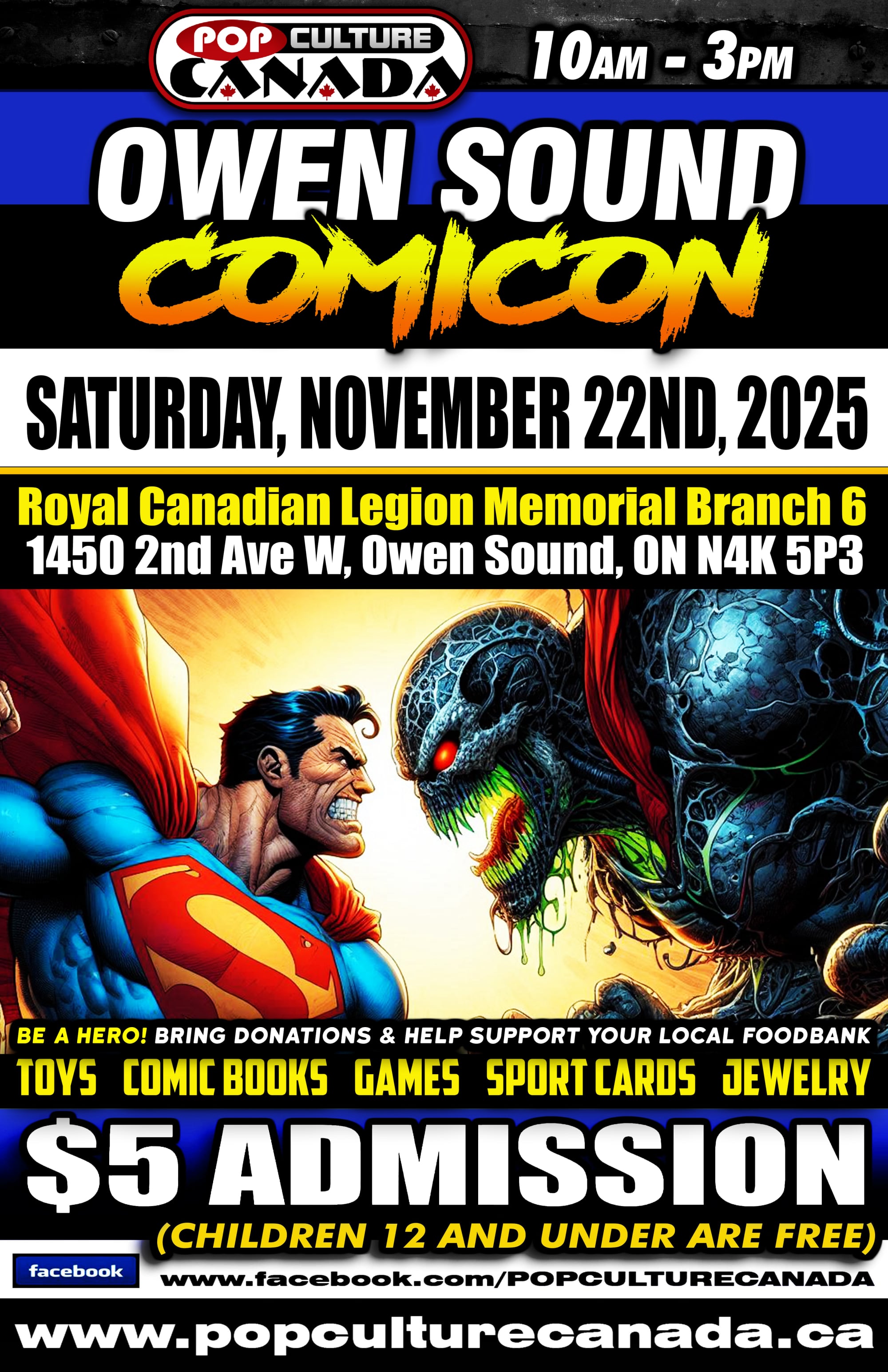 Event image Owen Sound Comicon